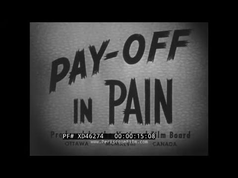 “PAY-OFF IN PAIN” 1948 NARCOTIC DRUG SCARE FILM HEROIN & COCAINE ADDICTION XD46274