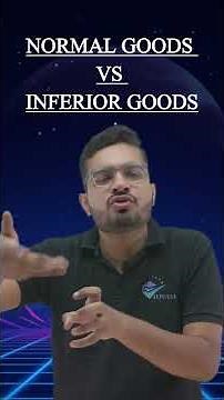 NORMAL GOODS & INFERIOR GOODS II 11 MICROECONOMICS CH- 4 THEORY OF DEMAND I NORMAL VS INFERIOR GOODS