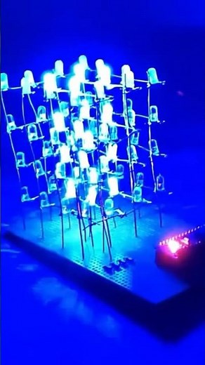 4x4x4 led cube with arduino nano