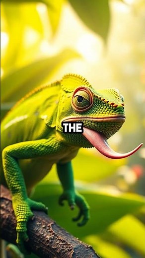 A Tongue Longer Than Its Body? Meet the Chameleon