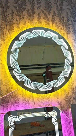 How To Make LED Light Touch Sensor Mirror At Home |Light Wala Seesha Kaise Banaye| zainul Glass art.