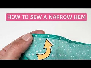 Ep. 3 – How to Sew a Narrow Hem on Light Fabric | Baby Hem Tutorial for Beginners