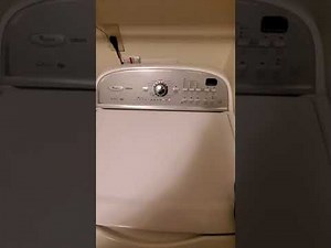 Whirlpool Cabrio self diagnostic(spin light) and calibration (rinse light)