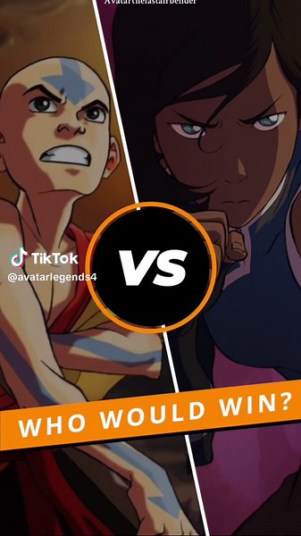 Avatar Aang vs Avatar Korra: who wins?👀 #ATLA #avatarthelastairbender #aang #korra #anime #fyp