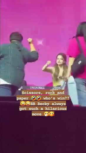 Scissors, rock and paper 🤣🤣 who’s win?? 😜😜BBBecky always got such a hilarious move 🤭😘 #freenbeckyisreal #beckysangels #beckyarmstrong #freenbeckyforever #HikingBeckyDayFanCamping #Becky #beckyrebeccapatriciaarmstrong #becccca___ #angelsbecky | LJ Ativo Ros