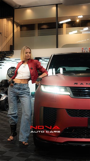 Nova Auto Care | Dubai on Instagram: "Not every car turns heads… but this one owns the road. This is the all-new 2025 Range Rover SVR, fully transformed by Nova Auto Care: • World’s first Satin Chrome Genjutsu Red dry-colored PPF • Satin finish on all carbon fiber & roof • Full box tint to fight the Dubai heat • Custom interior PPF – full cabin protection Want your car to look like this? Send us a DM now to get a quote or book your transformation. Spots are limited. 📍 47 6B Street - Al Quoz - A
