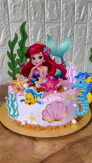 Easy Mermaid Cake Decorating Ideas 🎂✨ | Perfect Birthday Cake Tutorial