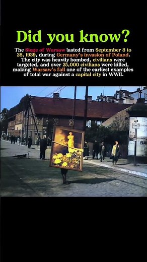 Warsaw Under Fire: The First Capital City Crushed in WWII