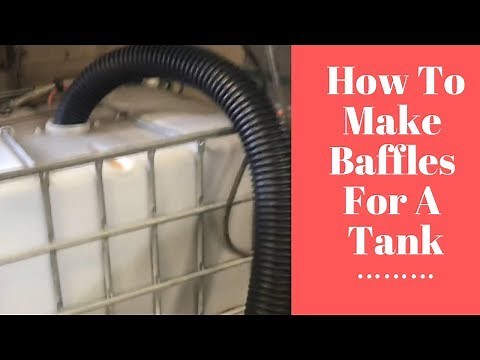 Baffles For A Water Tank | Keeps From Sloshing Water In Tank