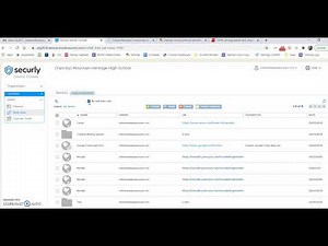 Securly- web links and block list