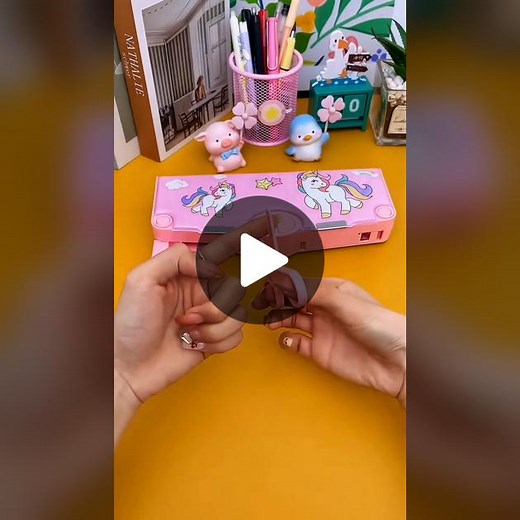 Multifunctional Unicorn Pencil Box for Stationery Lovers