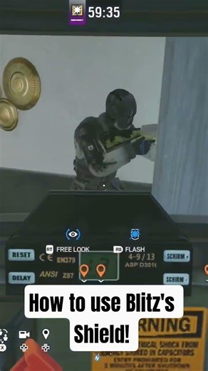 How to use Blitz's Shield! #RainbowSixSiege #Subscribe