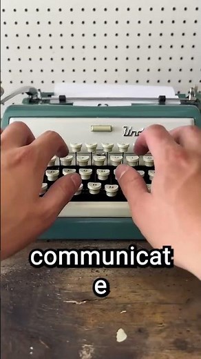 How the 1868 Typewriter Revolutionized Communication!