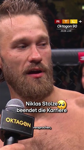 Hier wird’s richtig emotional ❤️ Nach seiner Niederlage gegen Tyrone Pfeifer beendet Niklas Stolze seine Karriere Ihr könnt #Oktagon90 live auf RTL , Sky und Wow verfolgen, oder jederzeit im Nachhinein noch auf RTL streamen. #Oktagon #MMA #RTLPlus rtlmma;