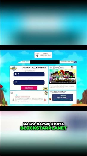 BLOCKSTARPLANET VIP ZA DARMO #blockstarplanet #bsp #polska #dlaciebie #bspnews #moviestarplanet #msp