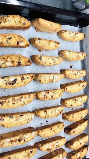 Italian Biscotti Recipe Easy Homemade Almond Biscotti #Shorts
