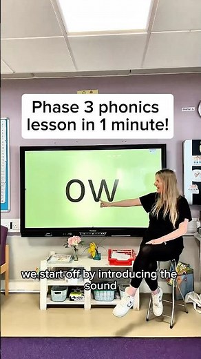 Watch me whizz through a typical Phase 3 LearnPhonics! phonics lesson!