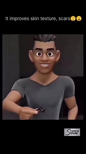 ScienceSpark on Instagram: "A derma roller may look intimidating, but its power lies in a simple biological trick called microneedling. This video explains how controlled micro-injuries can trigger powerful skin repair mechanisms: 1 Micro-Needle Action: The roller contains hundreds of tiny needles that create microscopic punctures on the skin's surface. These wounds are shallow and controlled, not damaging. 2 Natural Healing Response: Your body reacts instantly by increasing blood flow and sendi