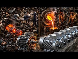 How ELECTRIC Motors Are Made In FACTORY | Amazing Manufacturing PROCESS From Scrap