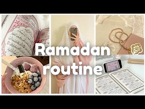 Productive ramadan routine for girls ♡ step by step