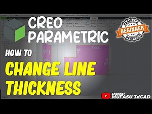 Creo Hot To Change Line Thickness In Sketch