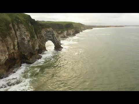 Whiterocks & Dunluce Castle Causeway Coast Co. Antrim Northern Ireland.