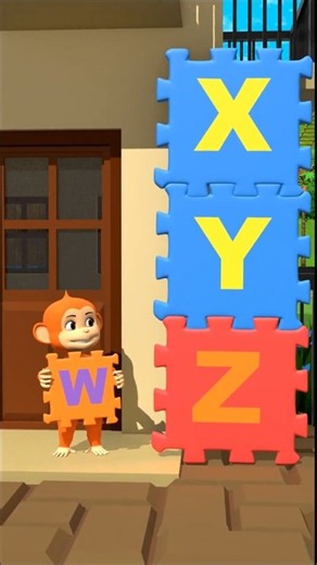ABC Song Shorts 💚💚 ABCDEFGHIJKLMNOPQRSTUVWXYZ❤️❤️ Super Simple Songs