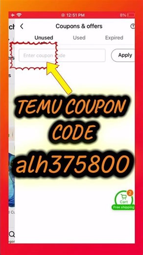 HOW TO GET DISCOUNT FROM TEMU✨💕| TEMU COUPON CODE