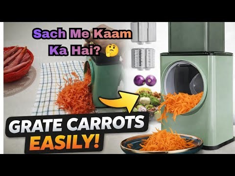 Vegetable Cutter Unboxing & Review | 3 Blade Vegetable Chopper | Is It Worth Buying?