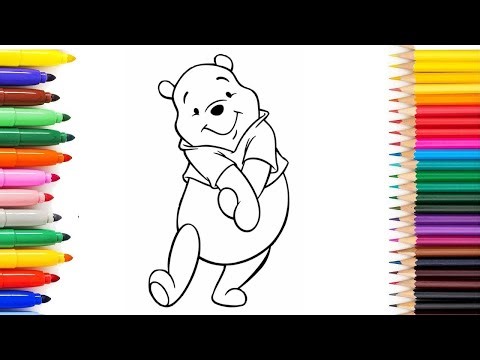 Easy Winnie The Pooh Coloring Step By Step For Kids And Toddlers