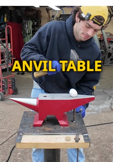 Fabricating a Anvil table for my workshop! #welding #anvil #fabrication #creativity #garagetools