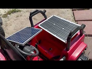 Panel Solar con cargador de celulares , batería y más 😱