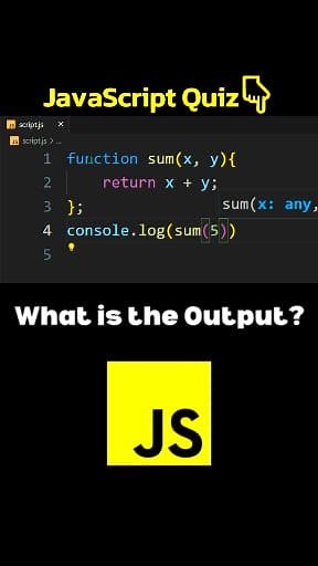 JavaScript Quiz for Beginners | Javascript #short #facebookreel #facebookviral #trendingreel #javascript #javascriptchallenge #webdesign #WebDevelopment #webdeveloper #programming | Coding Cloud
