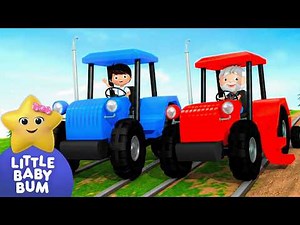 Driving a Tractor! 🚜✨ | Little Baby Bum | Cars, Trucks & Vehicles Cartoon | Moonbug Kids