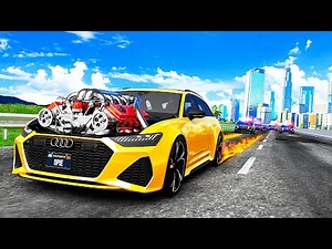 Fastest Drag Cars Escaping Cops in GTA 5 RP