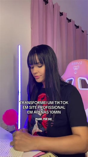 transforme qualquer ideia em um site profissional em minutos com essa ferramenta! #desenvolvedor #programacao #sites #dicasdev #codando