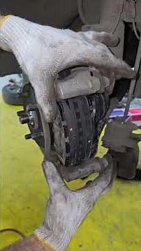 how to change front brake pads and rotor #brakesystem #automobile