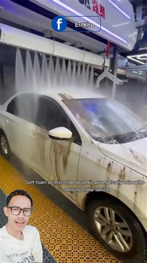 This Is How a Car Wash Machine Works from Start to Finish👍 #CarWashMachine #AutoWashSystem #CarWashTechnology #SmartMachine | Eri Kho