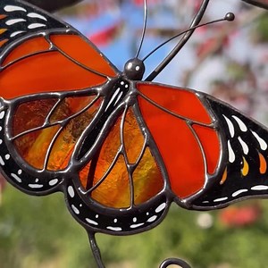 Butterfly Artwork Stained Glass Ornament Mother in Law Gifts Monarch Butterfly Custom Stained Glass Window Hangings Butterfly Wall Art - Etsy