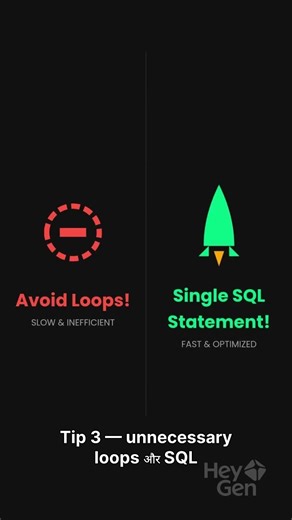 PL/SQL Performance Tips 🚀 | Make Your PL/SQL Code 10x Faster | Oracle Developer Trick #Shorts