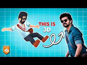 Creating a Low Poly Character In Blender 4.1 | Timelapse