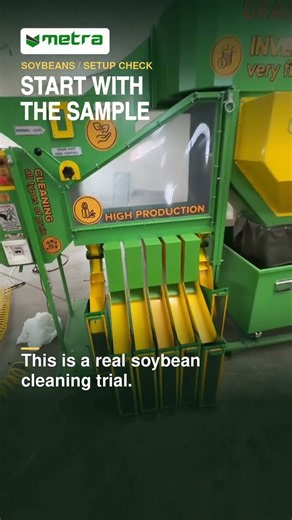 Soybean Cleaning: Adjust, Then Check Again | METRA #Shorts