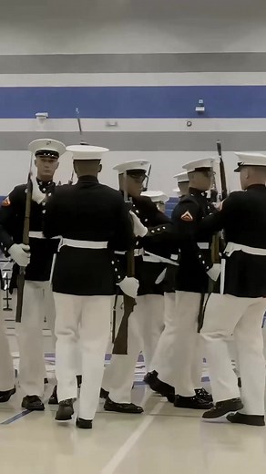 USMC Silent Drill Platoon #usmc #marinecorps #usmarines #marinelife #marine #soldier | US Military Bootcamp
