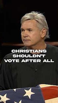 Maybe Christians Can't Handle Voting After All