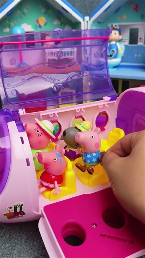 Satisfying with Unboxing & Peppa Pig And Friend Toys ASMR #shorts #peppapig #toys #asmr #unboxing