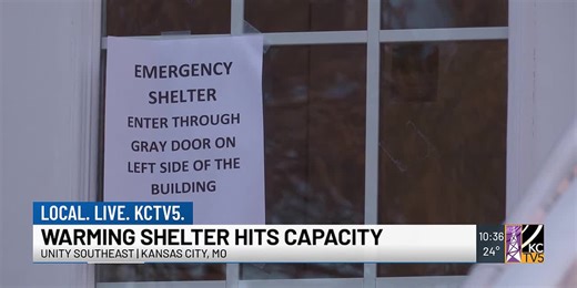 Kansas City shelter at capacity still welcomes homeless with volunteer's help