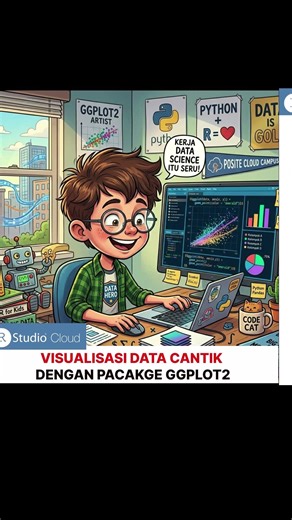 Visualisasi Data dengan Rstudio #visualisasi #data #shorts #visualisasidata #rstudio