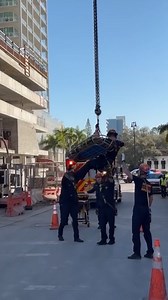 Quick Thinking' Emergency Crew Use Crane for High-Rise Rescue | storyful