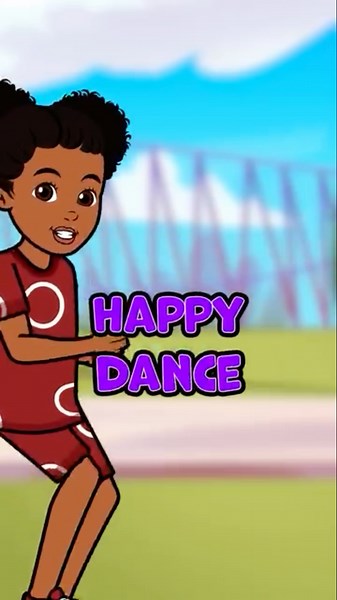 We made it to Friday! Time to do your Happy Dance, Friends ☺️💜. #kidssongs #graciescorner