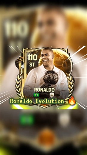 From Icon to GOD! Ronaldo Nazário Evolution ⚽💀 #FCMobile #fifamobile #eafcmobile #r9 #ronaldo